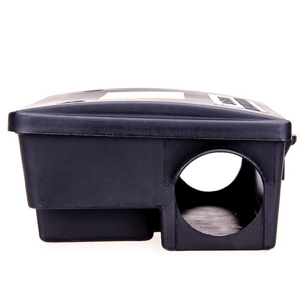 Compact Rodent Bait Stations Secure Lockable Rat Trap Boxes for Indoor and Outdoor Pest Control