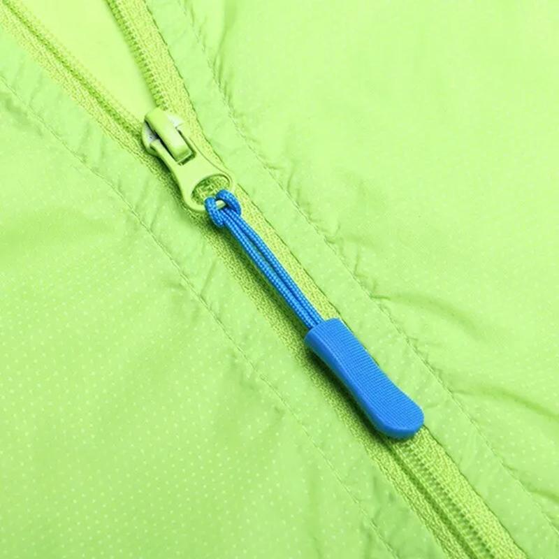 20 Pcs Colorful Zipper Pull Cord Zip Puller High-quality Replacement Ends Lock Zips Travel Bags Clip Buckle Sport Garment Parts