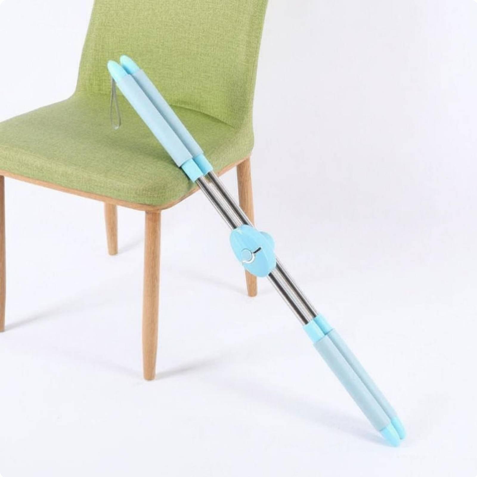 Posture Corrector Stick Shoulder Opener Cross-Shaped Posture Stick Cross Spine Stretcher Improves Flexibility Stretching синий