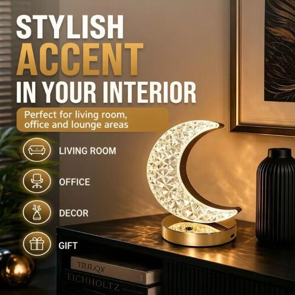 Crystal Texture Bedside Lamp Soft Gentle Light Atmosphere Night Light Home Decoration