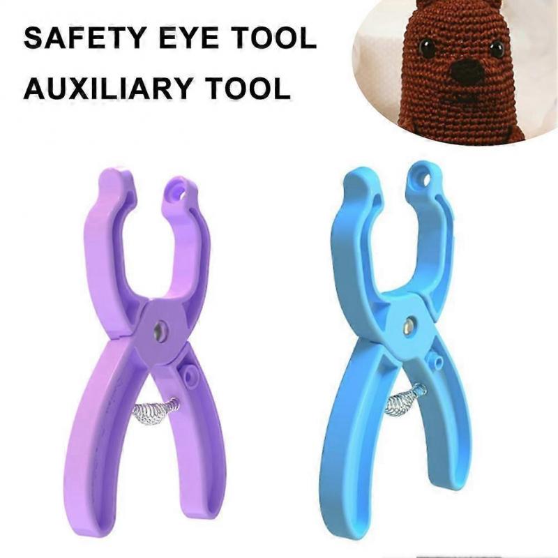 Safety Eye Tool, Auxiliary Tool for Attaching for Crocheting Eyes Crochet Tools