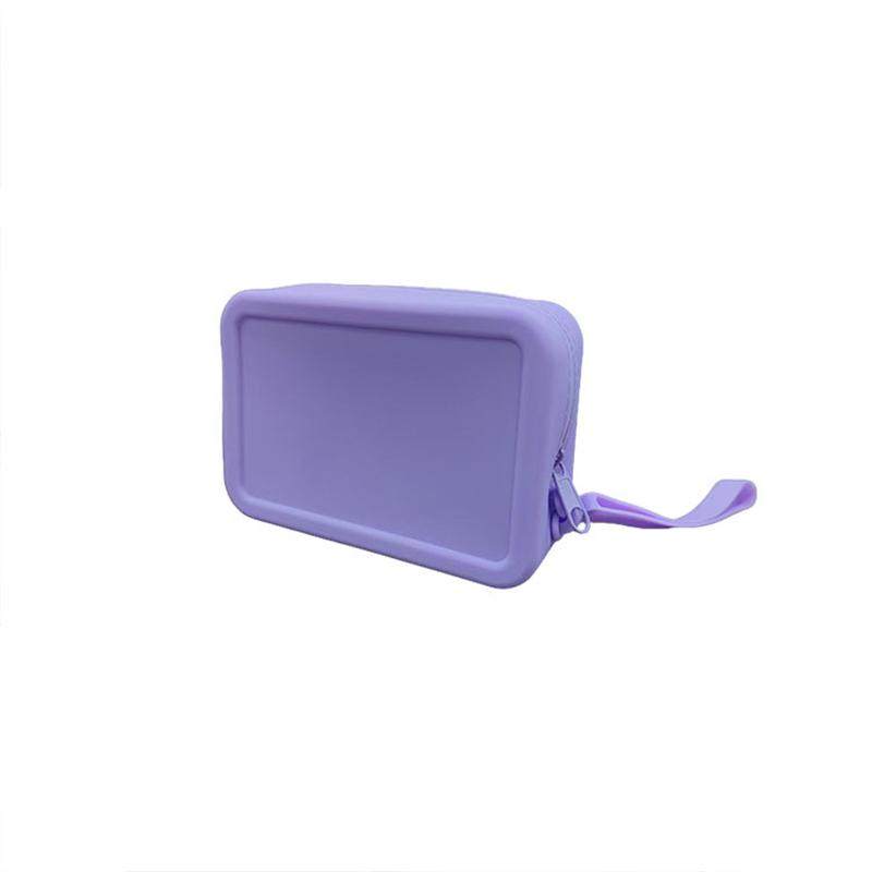 Makeup Bag Silicone Travel Organizer Bag Large Capacity Portable Key Pouch
