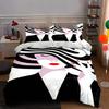 Elegant Feminine Portrait Bedding Duvet Cover Sets Duvet Covers Pillowcases Gifts (1 * Duvet Cover 2 * Pillowcases, Without Duvet Insert)