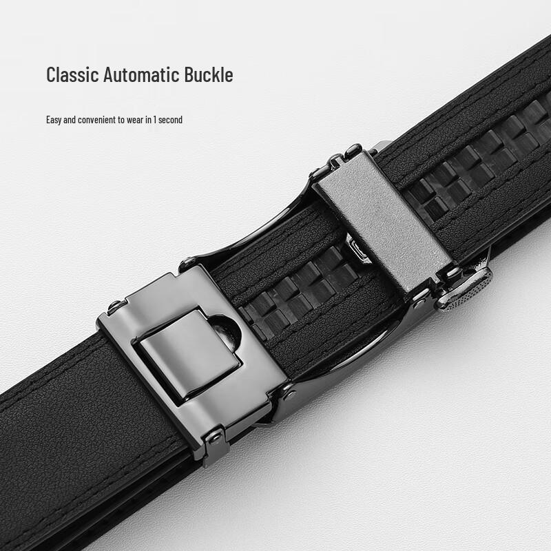 Septwolves Men's Automatic Buckle Leather Belt