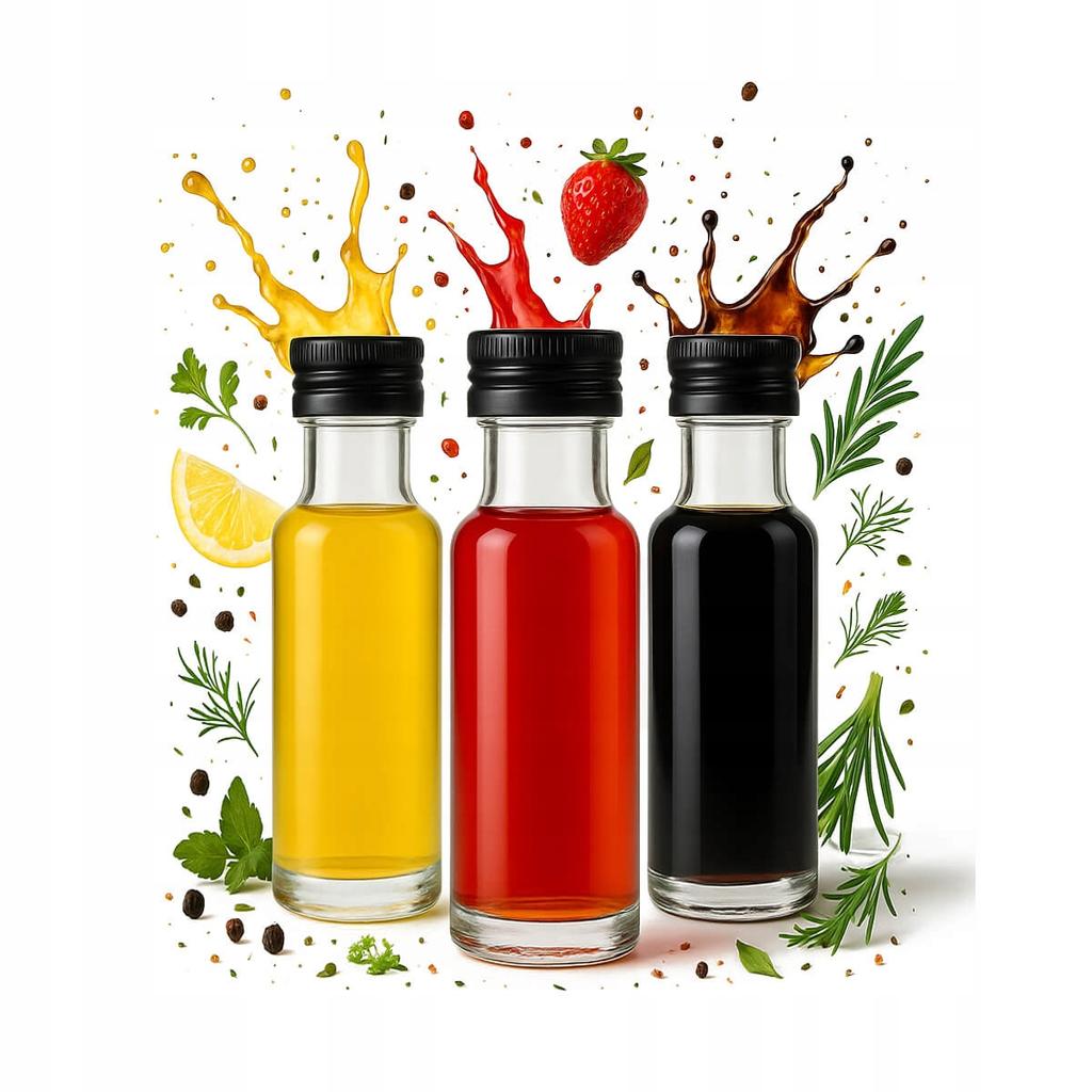 10X Pojemnik Butelka Szklana Dorica 20Ml Na Nalewki Próbki Alkohol Likier