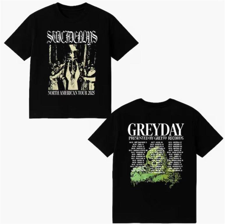 GreyDay 2025 Tour Shirt | Suicideboys | Hip-Hop | S