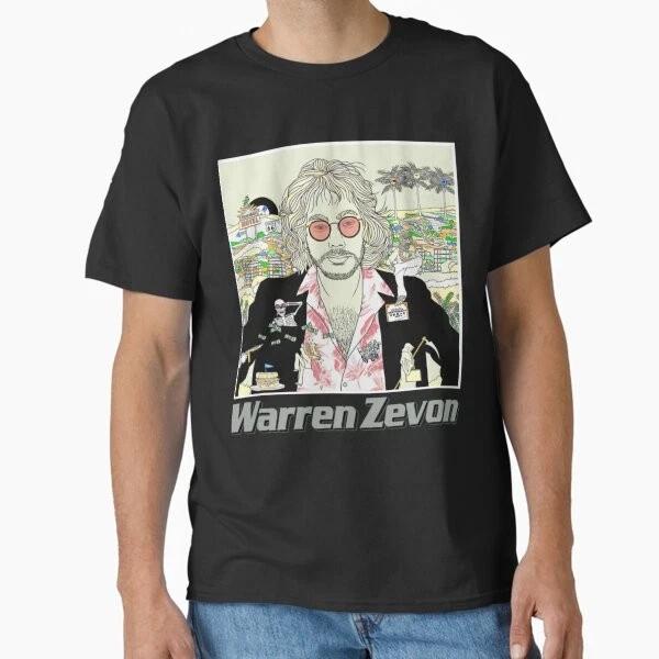 Warren Zevon Classic Tshirt Made In Usaaus Tshirt S2xl S