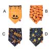 С Bell Хэллоуин Собака Треугольное Полотенце Дышащая Тыква Собака Бандана Рождество