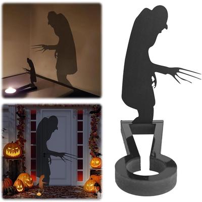 Horror Halloween Candles Holder Funny Shadow for Halloween Party