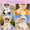 Winter Women Hat Scarf Set With Plush Hood And Neck Warmer For Cold Weather Comfort