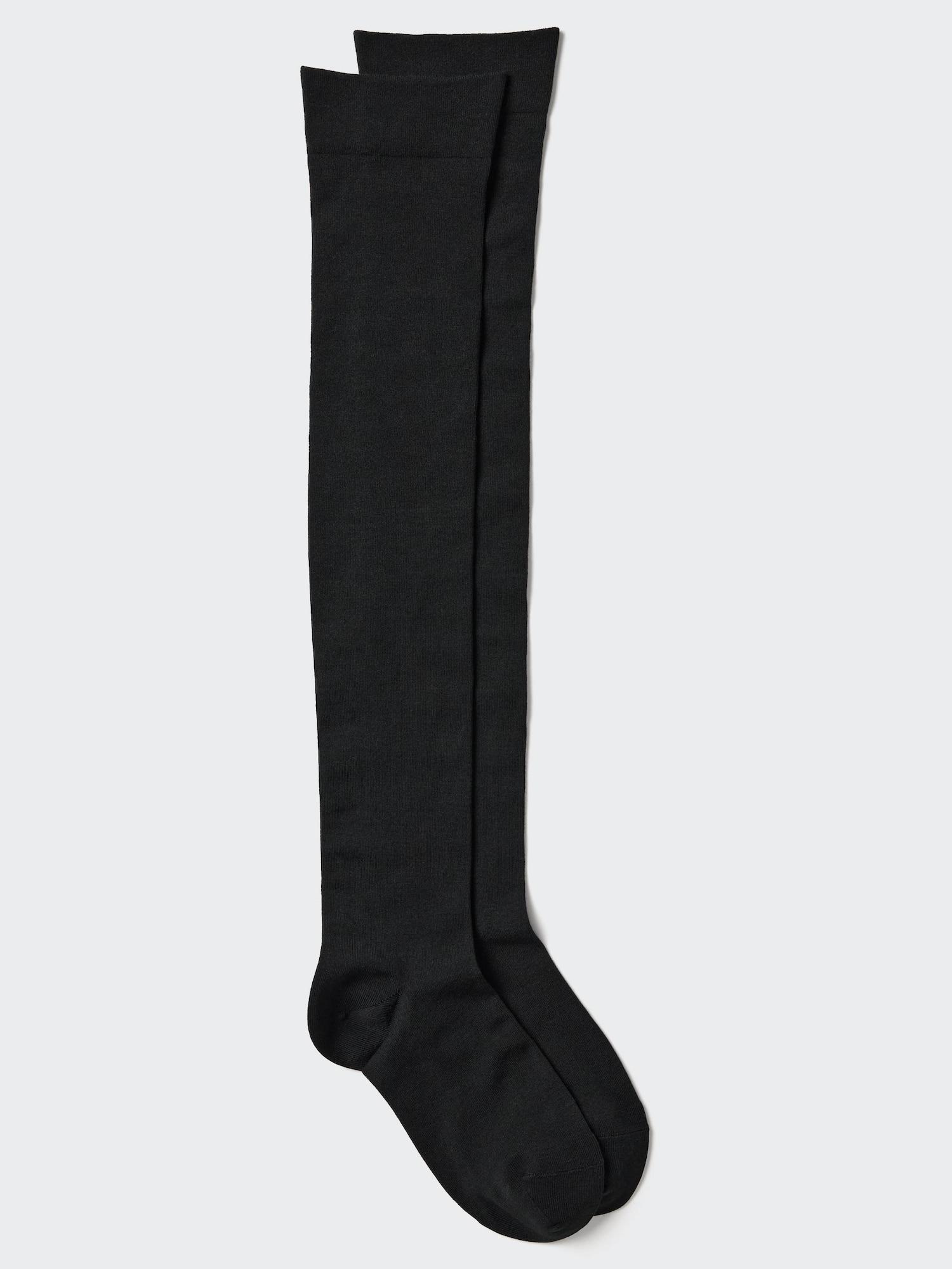 

Uniqlo Heat Tekney High Socks 09 BLACK/WOMEN 2325