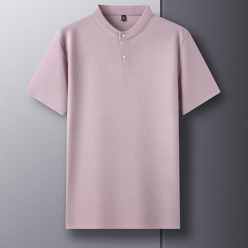 Men's Henley Short Sleeve Shirt Moisture Wicking Lightweight T-Shirts Casual Summer Basic Tee Shirt