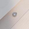 Pear-Shaped Moissanite Pendant Necklace in White Gold - 1 Carat, Luxury Women's Jewelry.