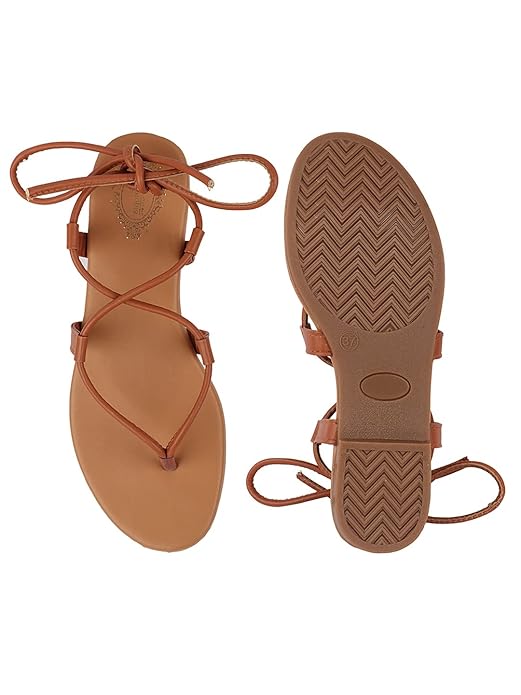 Shoetopia Women Flat Sandal Lightweight Daily Footwear Comfortable Casual Flats | Soft Sole Driving