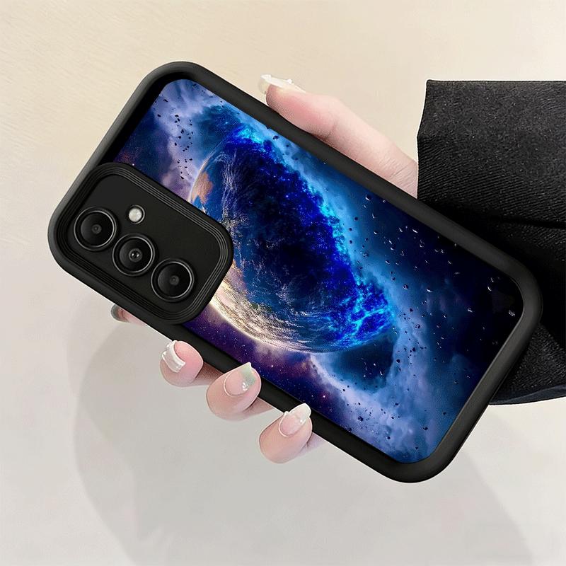 Phone Case for Samsung Galaxy S26 S25 Ultra S24 FE Earth Stars Space Universe Shell S23 Plus S22 + S21 S20 5G Soft Silicone Fund