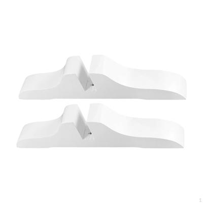 2 pezzi Supporto per schermo per la privacy Supporto divisorio per stanza Clip utili staccabili in legno