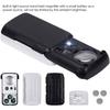 Jewelry Loupe Magnifier With LED UV Light 30X 60X 90X Jewelers Eye Magnifying Glass Fold For Gems Stamps Coins Watches Antiques