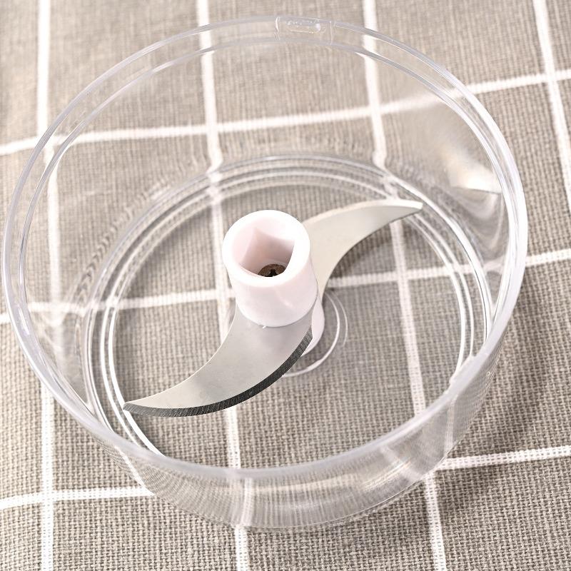 Manual Garlic Mincer Stainless Steel Blade and Hand Drawstring Food Vegetable Cutting Machine Meat Grinder Kitchen Gadgets