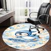 1PC Penguin Non-Slip Floor Round carpet, Office, family, bedroom, Large Area Rug Indoor Rugs,  Durable PolyesterH0353