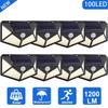 Newest Solar Lights Outdoor 100LED Wall Lamp 3 Modes Lighting Motion Sensor Security Wireless Waterproof Lights for Garden Decor