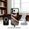 S-Saturn S-Solar System Phone Case For iPhone17,16,15,14,13,12,Pro,Max,Magnetic For Magsafe Wireless Charging