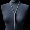 Sharp Cone Pendant: Stainless Steel Spike & Gothic Conical Stud Necklace