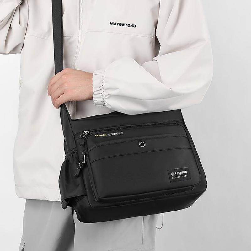 New Men Crossbody Bags Male Nylon Shoulder Bags Boy Messenger Bags Man Handbags For Travel Casual Large Satchel