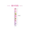 Cute Transparent 15cm Plastic Straight Ruler For Students Kids Stationery Gift
