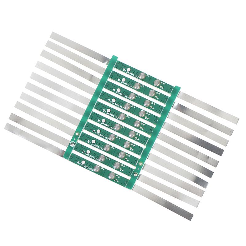 10ks 2A Bms ochranná deska pro 1S 3,7V 18650 Li-Ion Lithium Battery Cell Kit