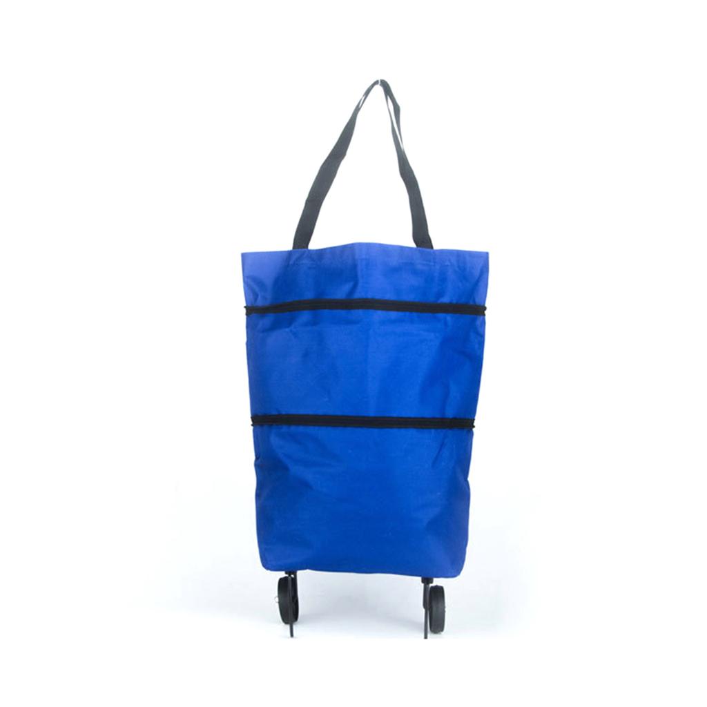 Sac De Courses Oxford Imperméable 56x32x20 Cm - Sac De Remplacement Pour Caddie, Pliable, 40L, Ataoyus - 9