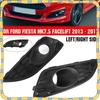 L17A-1 Pair Front Bumper Lower Honeycomb Fog Lamp Surround Grille Fog Light Trim Cover For Ford Fiesta Mk7 Facelift 2013-2017