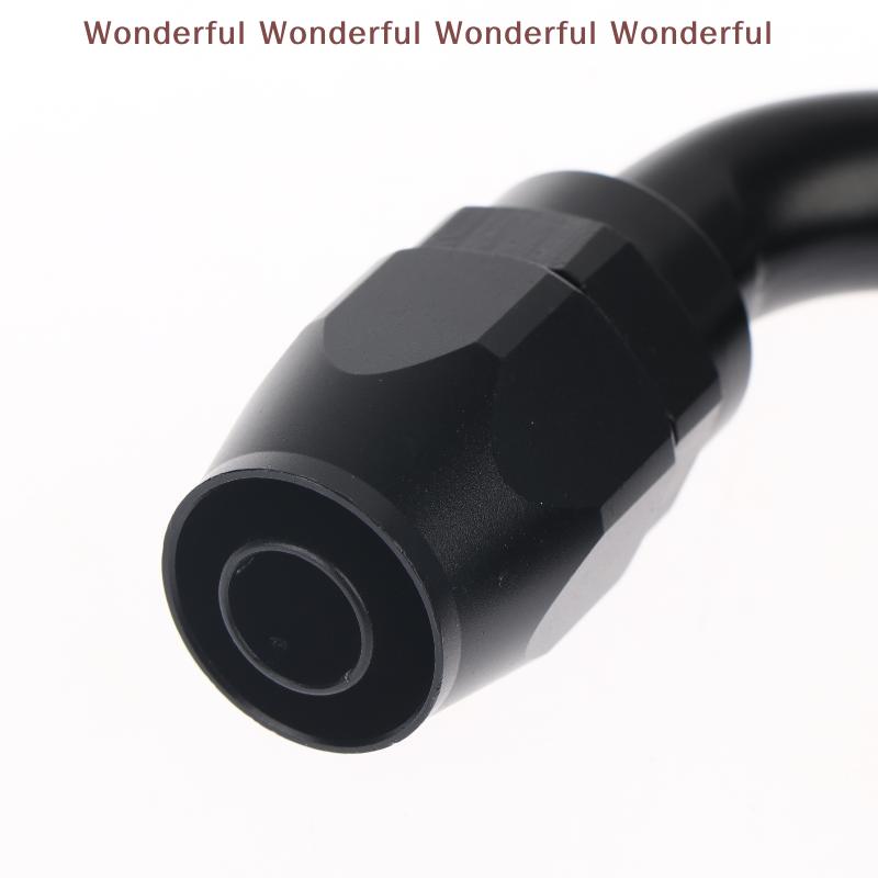 180 Degree AN4 AN6 AN8 AN10 Hose End Fitting Swivel Adapter High Strength Oil Cooler Connector for Workshop