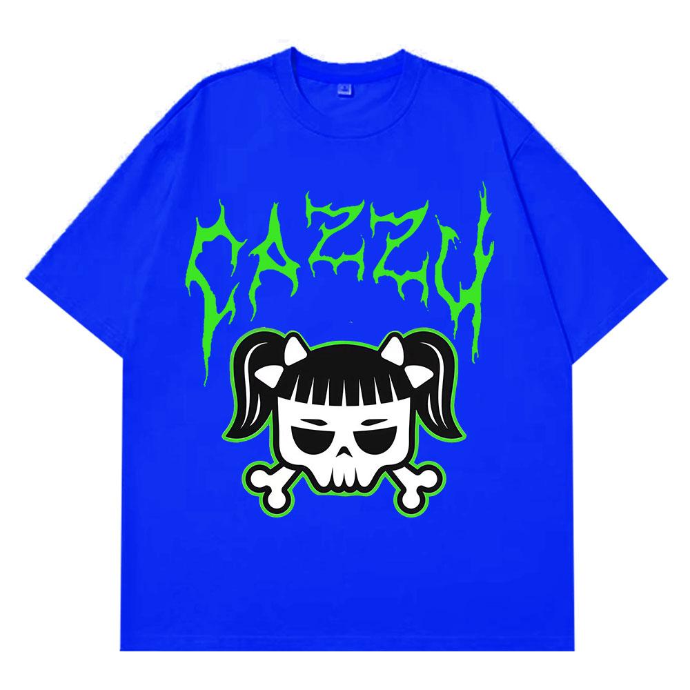 Singer Cazzu Funny Graphic Tshirt Unisex Women Hip Hop T Shirt Loose Cotton Short Sleeve Oversized Casual Aesthetic Trend Tshirts