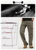 Men's Winter Thick Fleece Cotton Pants for Middle-Aged & Elderly