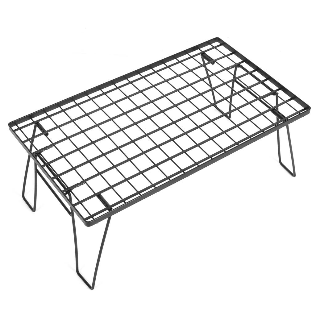 Camping Mini Foldable BBQ Table Portable Outdoor Barbecue Grill Draining Rack Accessories