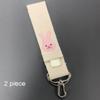 2Pcs Universal Pushchair Clip Baby Stroller Hooks Embroidered Bear Cartoon Hook For Hanging Mommy Bags Diaper Bag Accessories