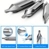 Bit Drill Center 5pcs7pcs Set 60 Degree Angle Center Drill Bit Kit Lathe Metal Working Butt Tool