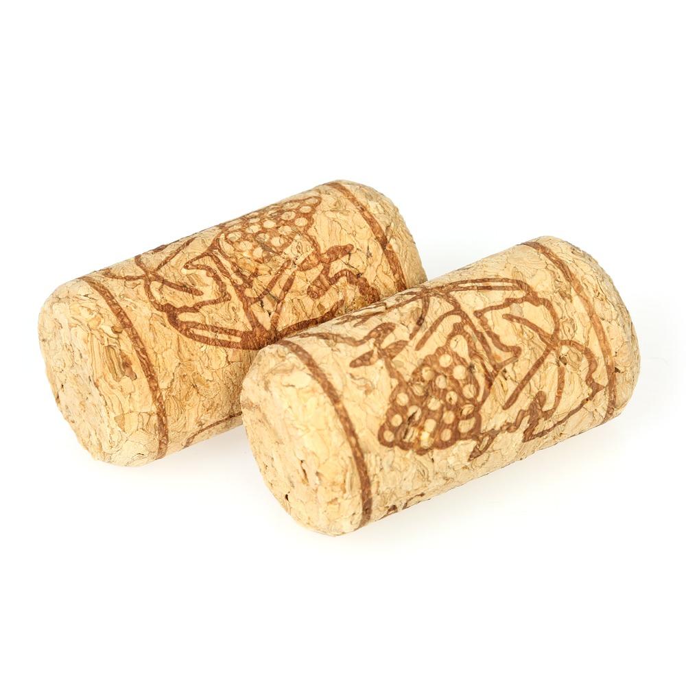 50pcs Seal Freshness Natural Cork Bottle Stopper Soft Wood Cork Leakproof Design Oak Wine Corks Wine Bottle Corks Bar