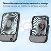 Rechargeable Portable Fan Electric Mini Fan with Brushless Motor 4 Speeds Strong Airflow