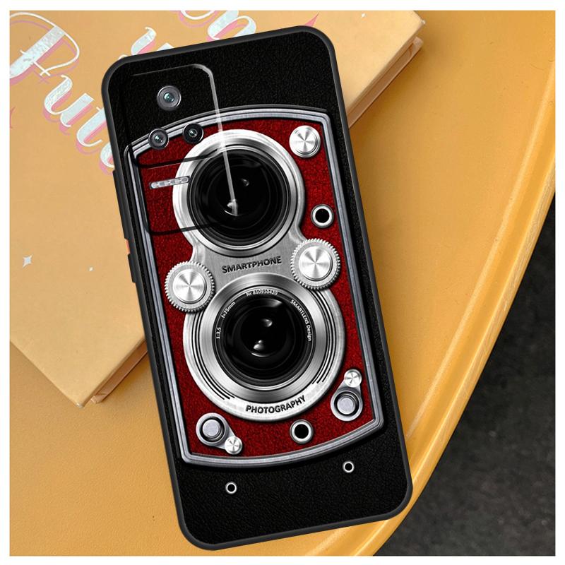 Retro Nostalgia Camera Funda For Xiaomi 17 Pro Max 15 14 Ultra 13T 14T 15T POCO X7 Pro X5 X6 F5 F6 F7 F8 Ultra Case