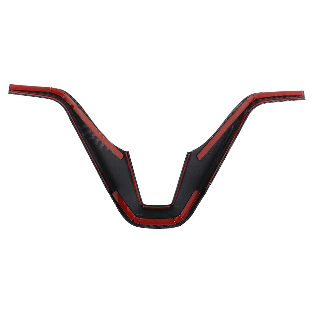 For Hyundai Tucson 3th 2016 2017 2018 2019 ABS Carbon Fiber Car Steering Wheel Sequin Cover Interior Decoration Trim Accessories