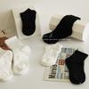 Thin Low-Top Cotton Socks Invisible Short Boat Socks For Women Solid Color Casual Mid-Leg Sports Couple Socks Are Versatile