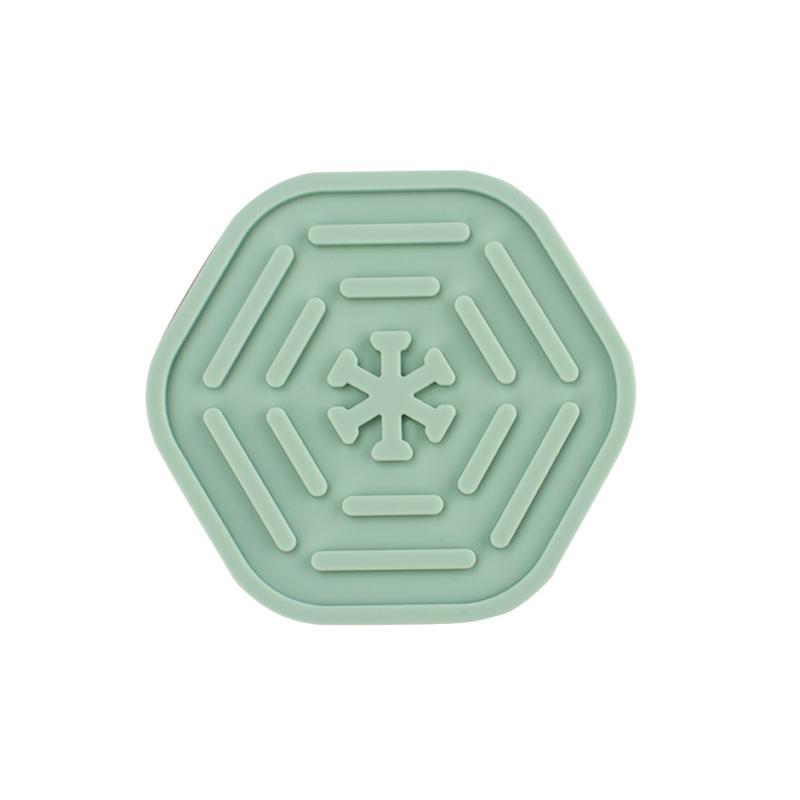 Silicone Coaster Water-Draining Coasters Anti-Slip Heat-Insulating Coaster Heat-Resistant Coffee Beverage Coaster