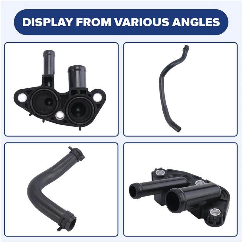 

1Set/3Pcs 11821AA660 21204AB230 11815AC360 Hose Connector For Subaru Forester Impreza Legacy WRX 2011-2018-A99D чорний