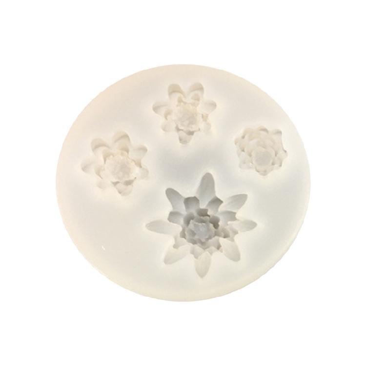 3D Lotus Leaf Shape Silicone Mold Fondant Cake Border Moulds Chocolate Mould