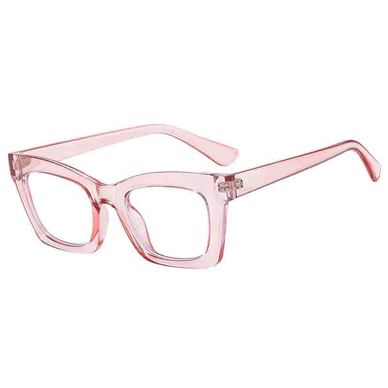 Eyeglasses Cat Eye Blue Light Glasses Reading Glasses Square Frame Optical Glasses For Sexy Ladies Trendy Myopia Men