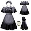 Maid Cosplay Halloween Costume for Jiangshi Gothic Lolita R-Dream Western-style Ghost/Zombie Costume, Gray, Adults, Women's, Cute, Gothic, Horror,