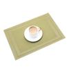 6Pcs Modern Elegant PVC Placemat Dining Table Mat Cafe Anti-slip Hot Placemats Bowl Pad Cup Mat Table Coasters