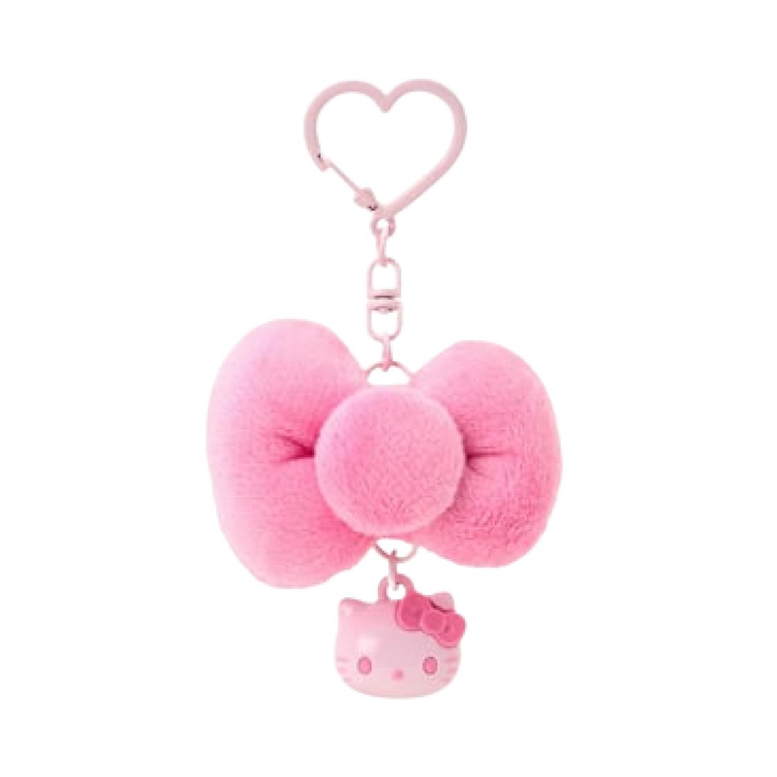 Sanrio Hello Kitty I Love Hello Kitty Ribbon Keychain Pink ONE SIZE