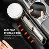 For KIA Leather Car Seat Crevice Storage Box Seat Slit Gap Organizer Bag K5 K2 Rio Optima Sportage Venga Sorento Stonic ForteZF8